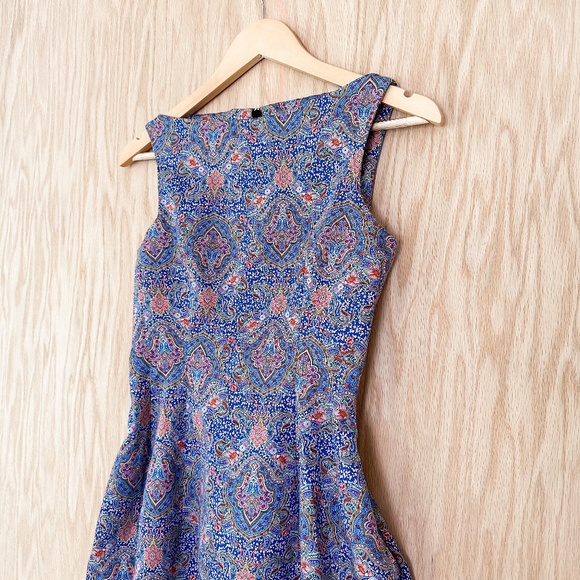 ZARA Paisley Structured Tulip Dress - Picture 8 of 13